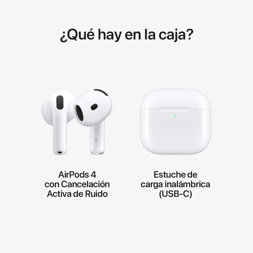 AirPods 4 con cancelación